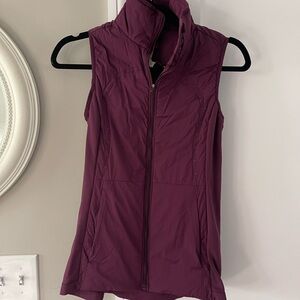 LULU LEMON Purple Zip-Up Vest